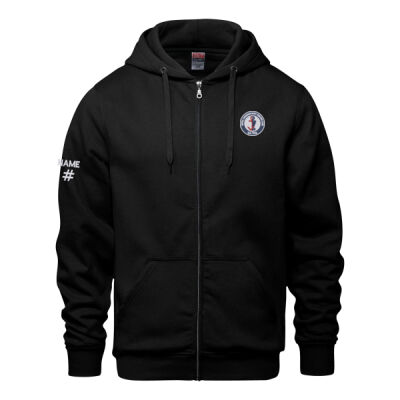 Surfer Unisex Emblem Embroidered Full Zip Thumbnail